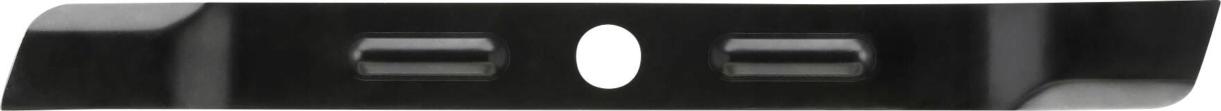 Pièce de rechange métallique avec un trou central et deux cavités rectangulaires. Utilisée pour la fixation ou le montage dans des applications techniques.