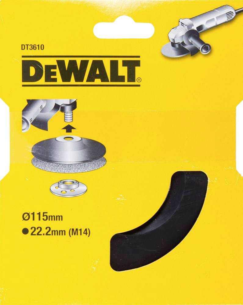 DEWALT DT3610-QZ Plateau de ponçage/polissage 115 mm M14