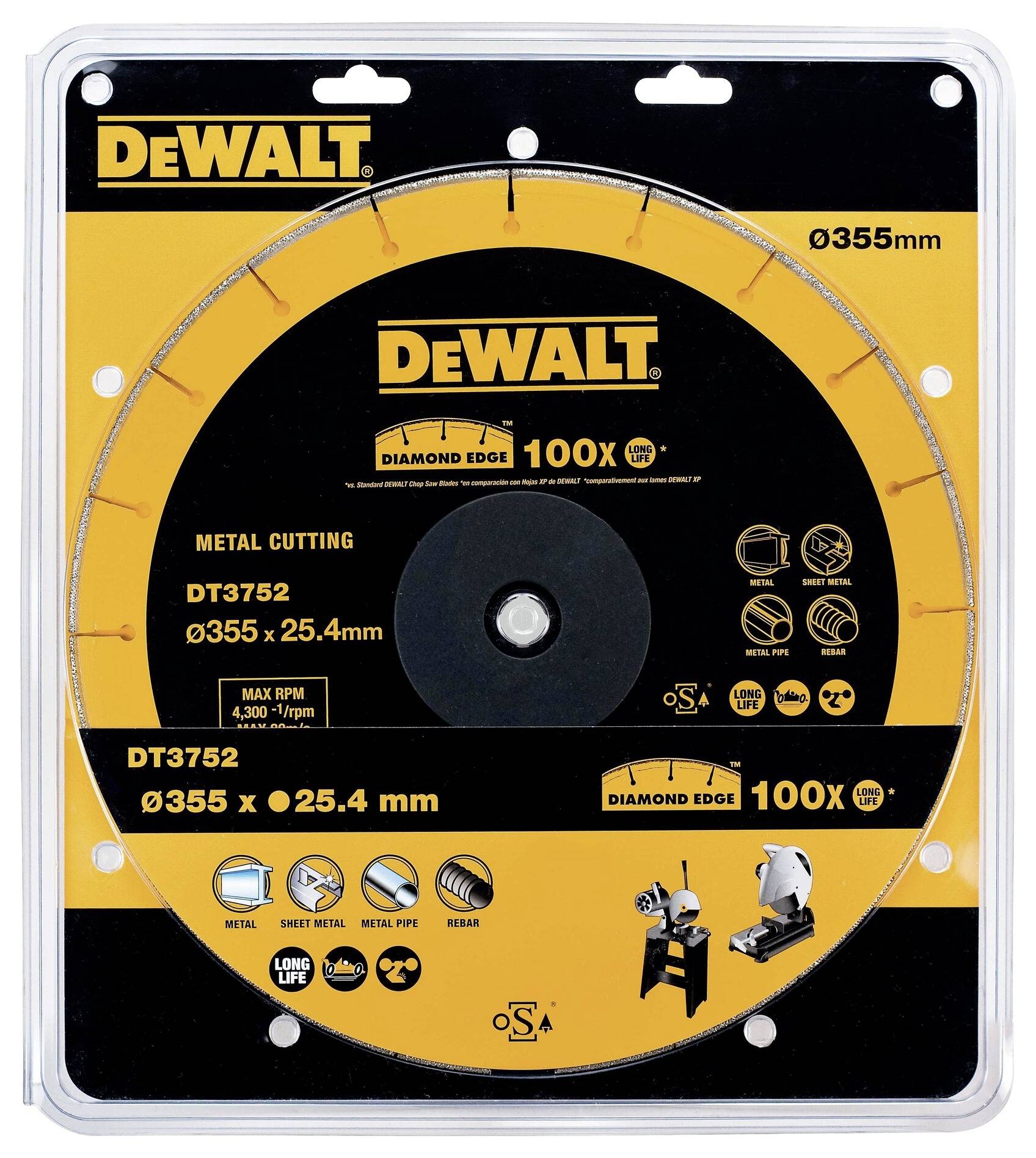DEWALT DT3752-QZ Disque à tronçonner diamanté 1 pc(s)