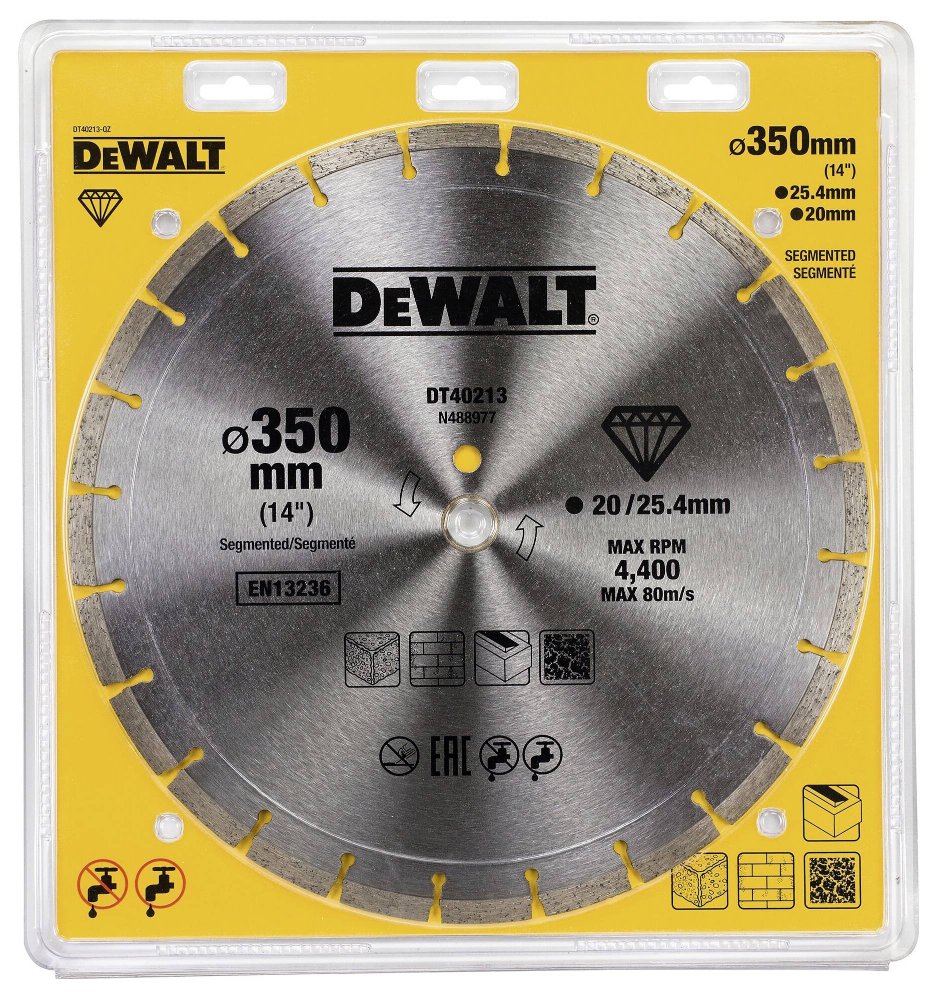 DEWALT DT40213-QZ Disque à tronçonner diamanté 1 pc(s)