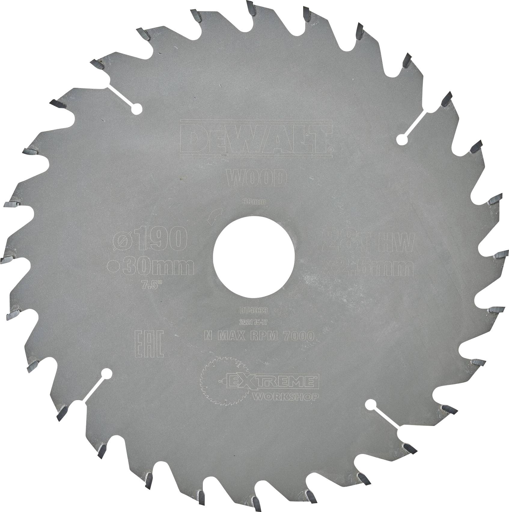 DEWALT DT4033-QZ Lame de scie circulaire 1 pc(s)