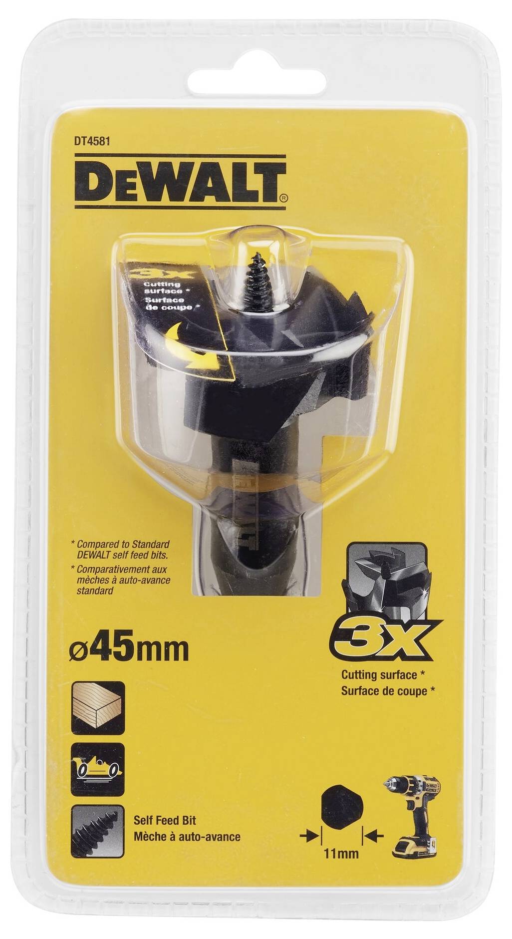 DEWALT DT4581-QZ Foret Forstner 1 pc(s)