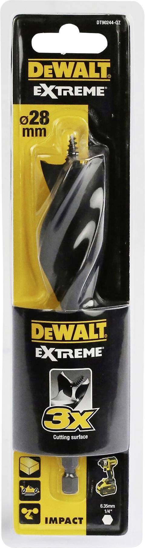 DEWALT DT90244-QZ Mèche à bois plate 1 pc(s)