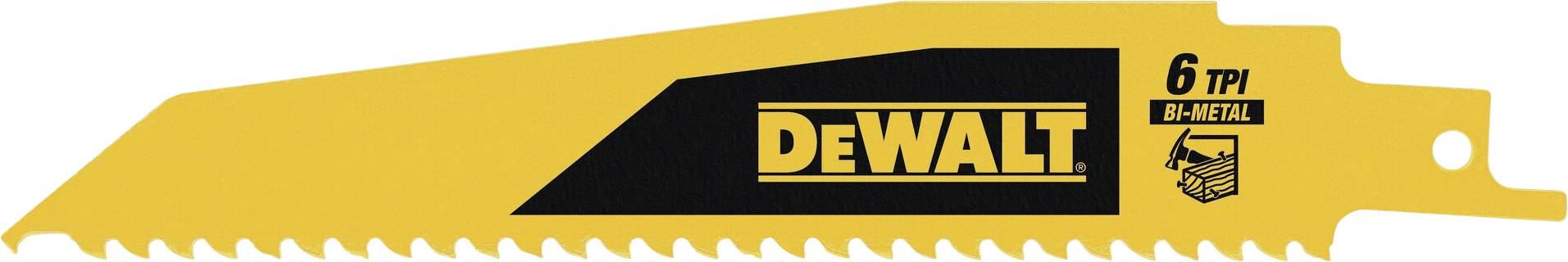 DEWALT DT90380-QZ Lame de scie BIM bois 152 mm 6 TPI 5 pc(s)