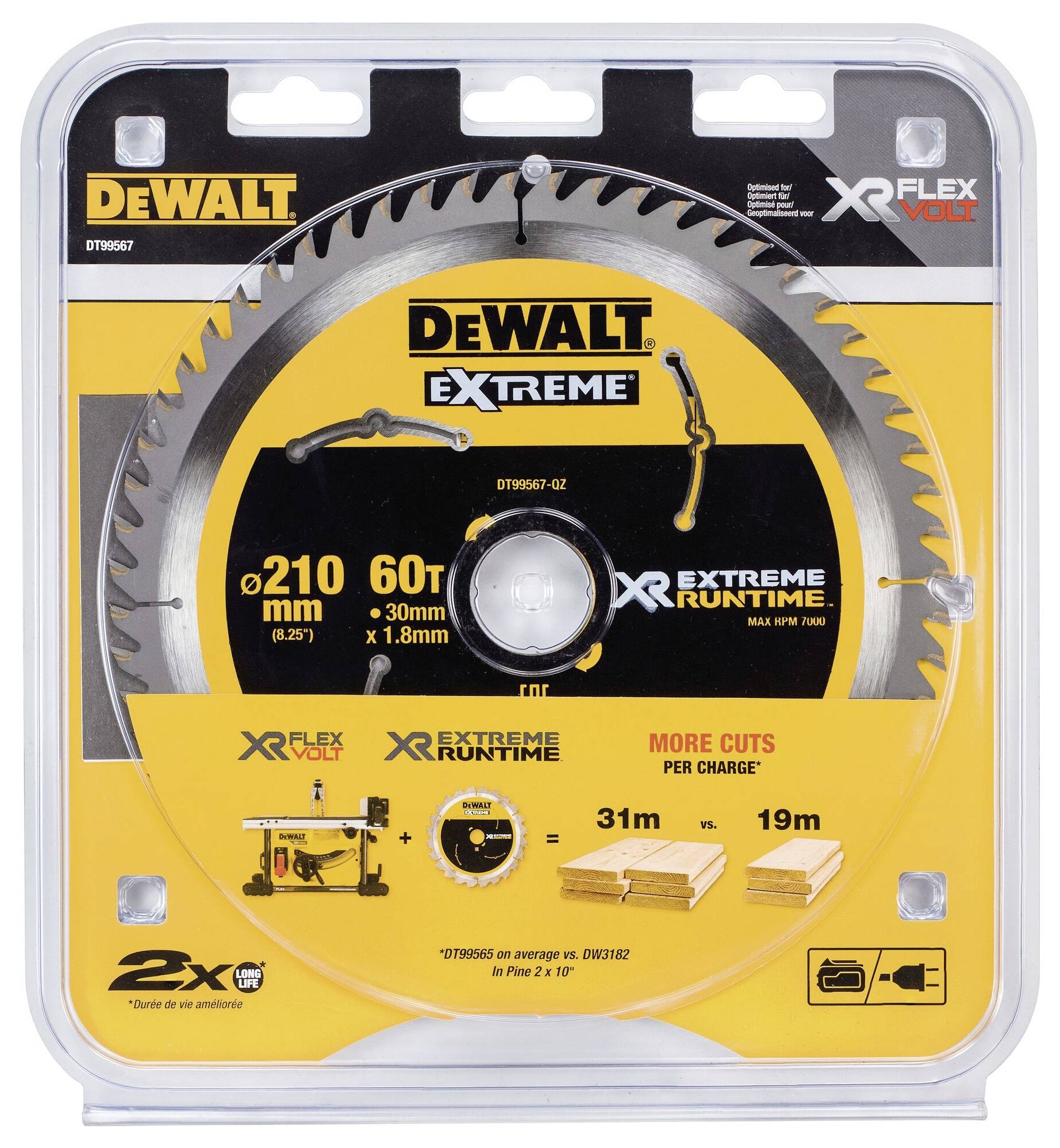 DEWALT DT99567-QZ Lame de scie circulaire 1 pc(s)