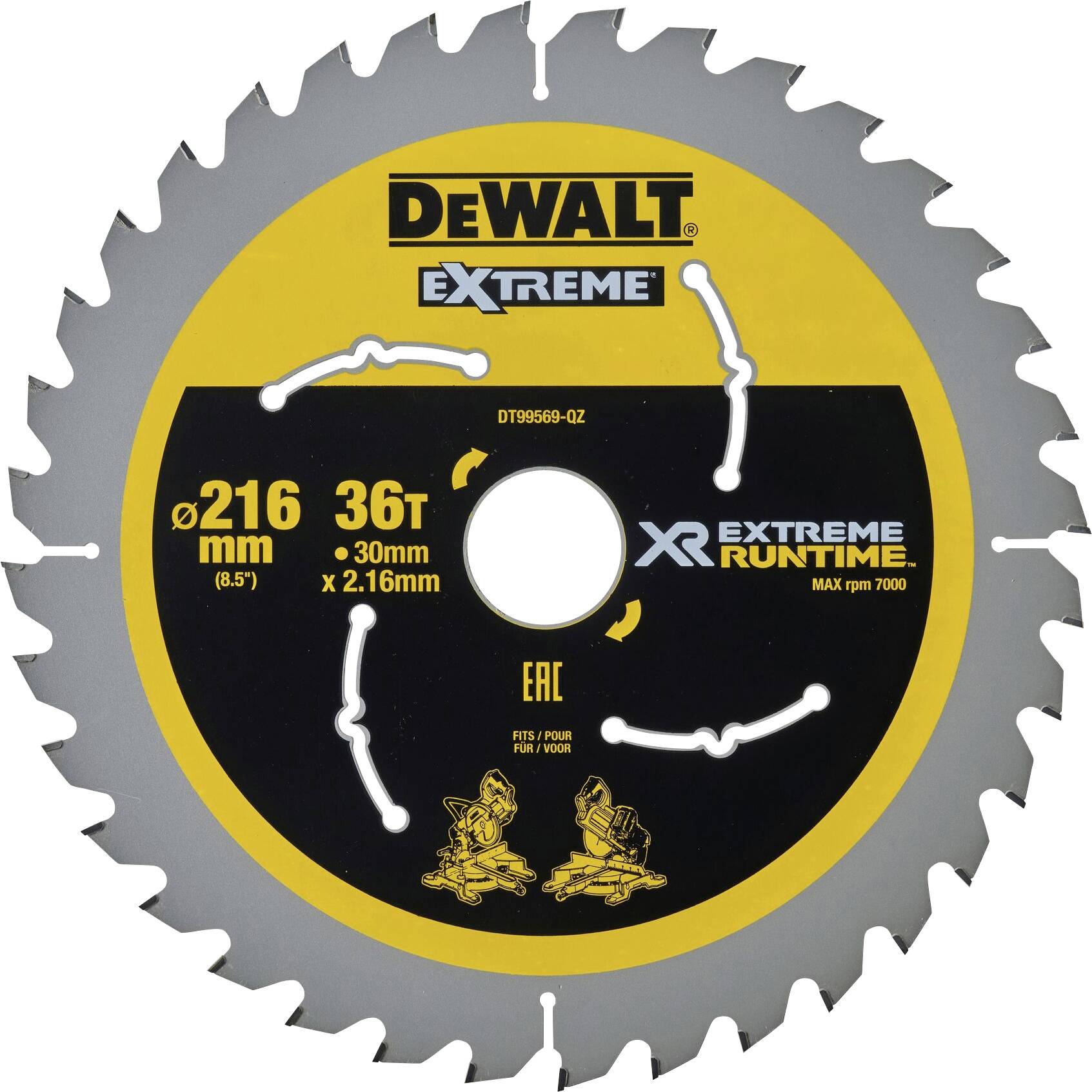 DEWALT DT99569-QZ Lame de scie circulaire 1 pc(s)