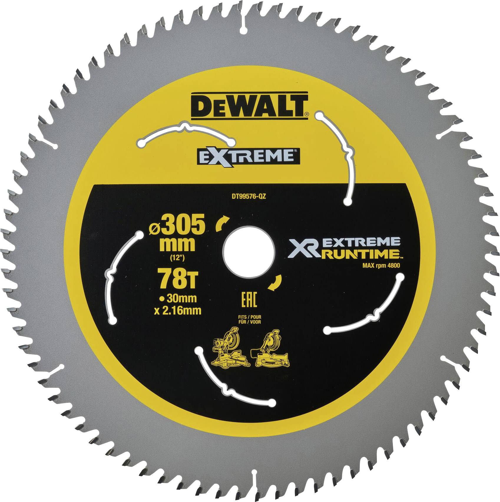DEWALT DT99576-QZ Lame de scie circulaire 1 pc(s)