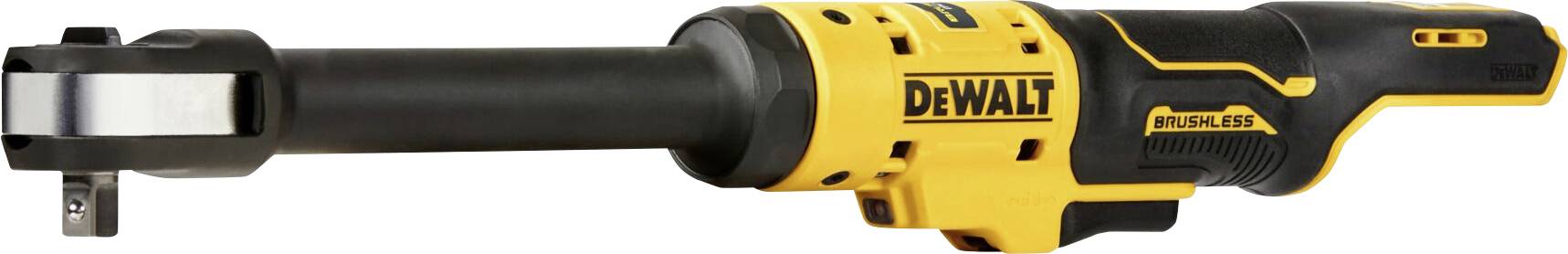 Appareil de vissage électronique jaune et noir de DeWalt, adapté à divers travaux de montage.