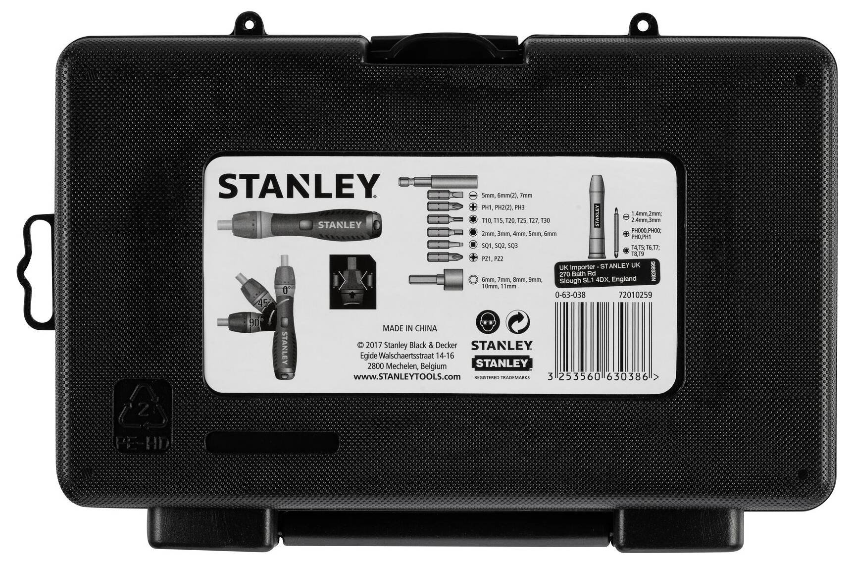 STANLEY Tournevis porte-embouts
