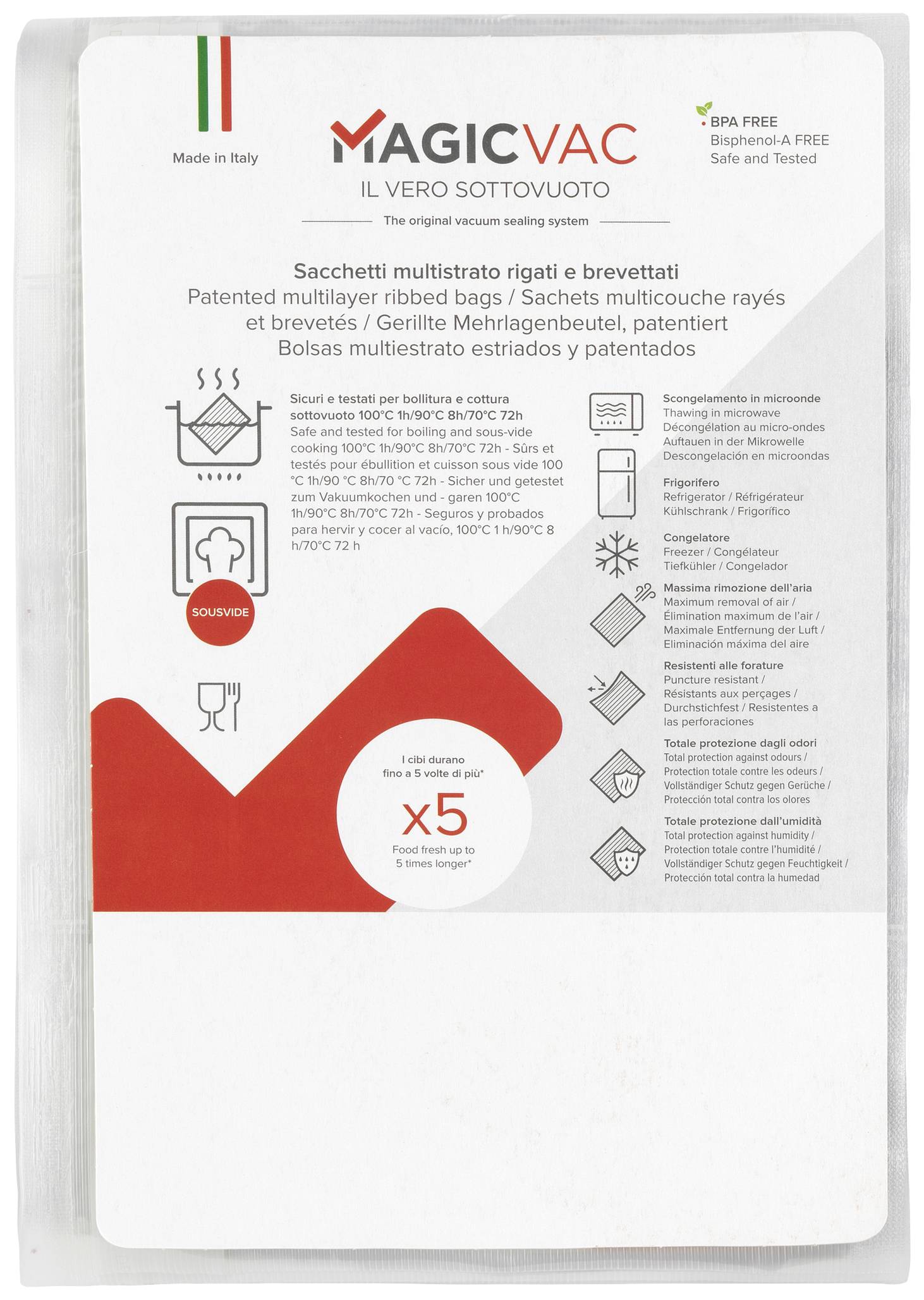 Magic Vac ACO1024 Sachets sous vide (l x H) 20 cm x 30 cm