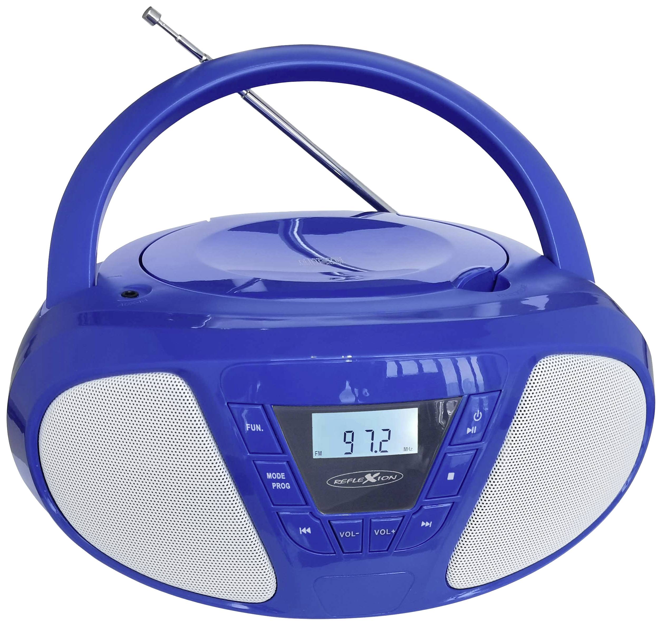 Reflexion CDR614BL Radio-lecteur CD FM CD, AUX