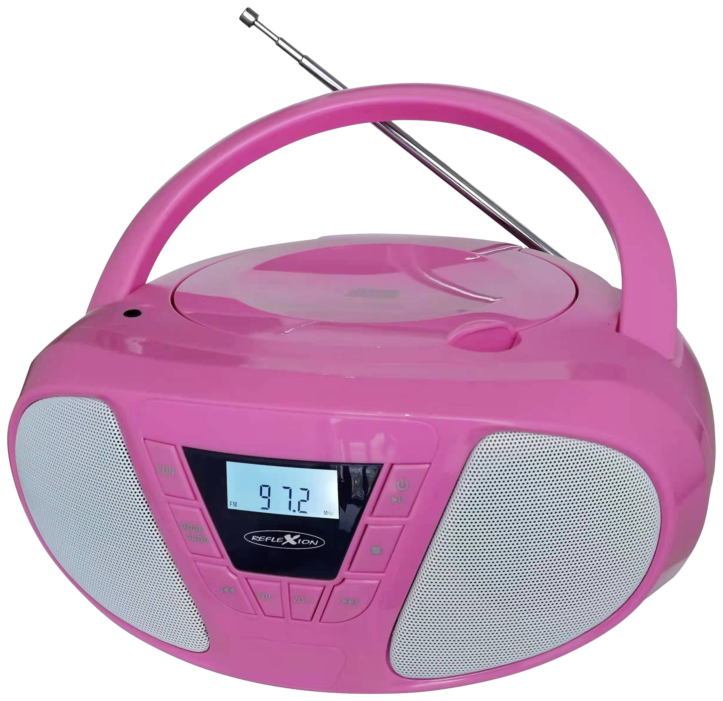 Reflexion CDR614PK Radio-lecteur CD FM CD, AUX