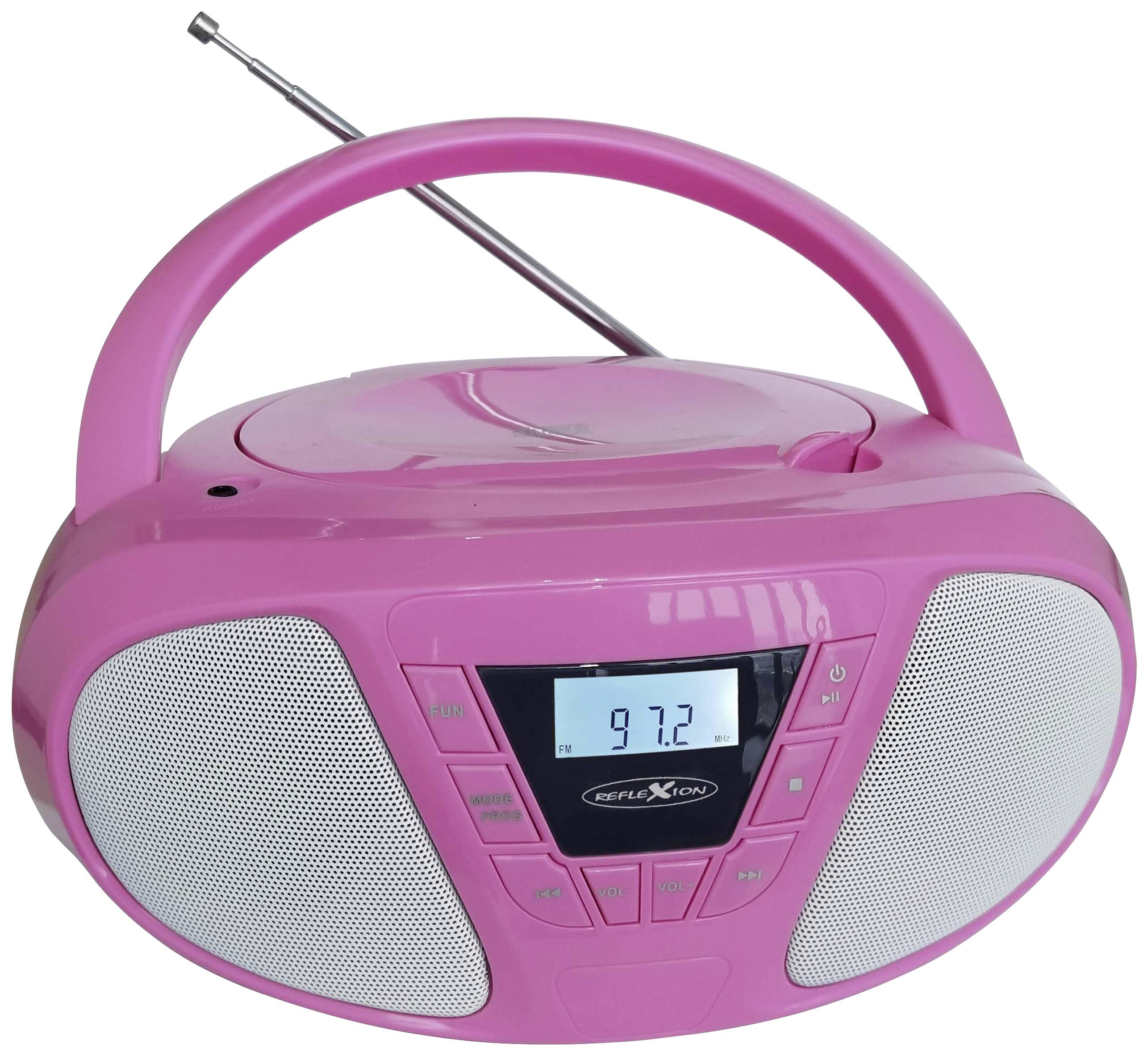 Reflexion CDR614PK Radio-lecteur CD FM CD, AUX