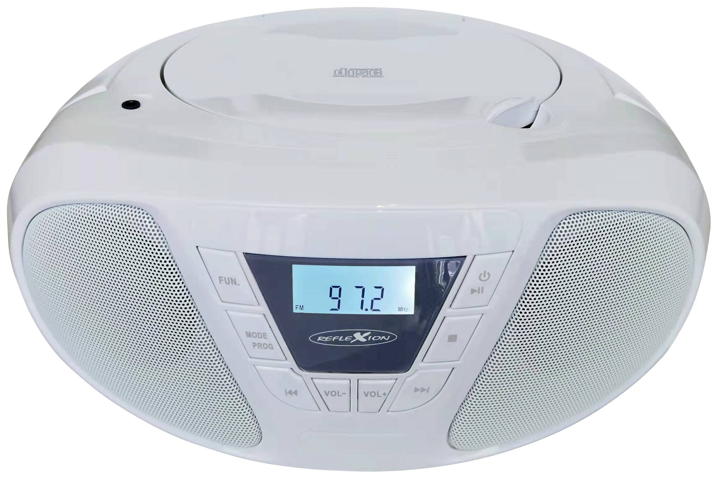 Reflexion CDR614WH Radio-lecteur CD FM CD, AUX