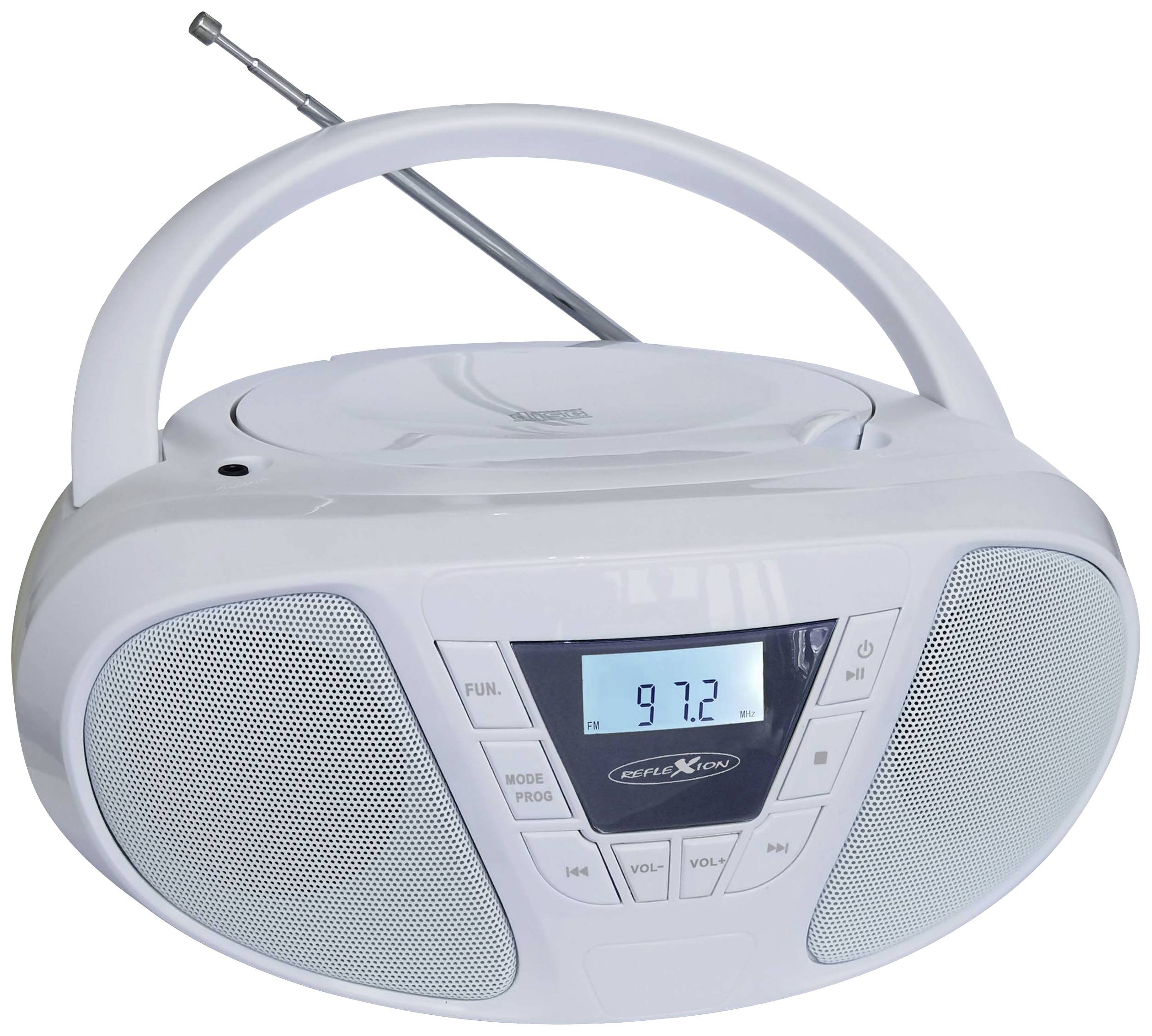 Reflexion CDR614WH Radio-lecteur CD FM CD, AUX
