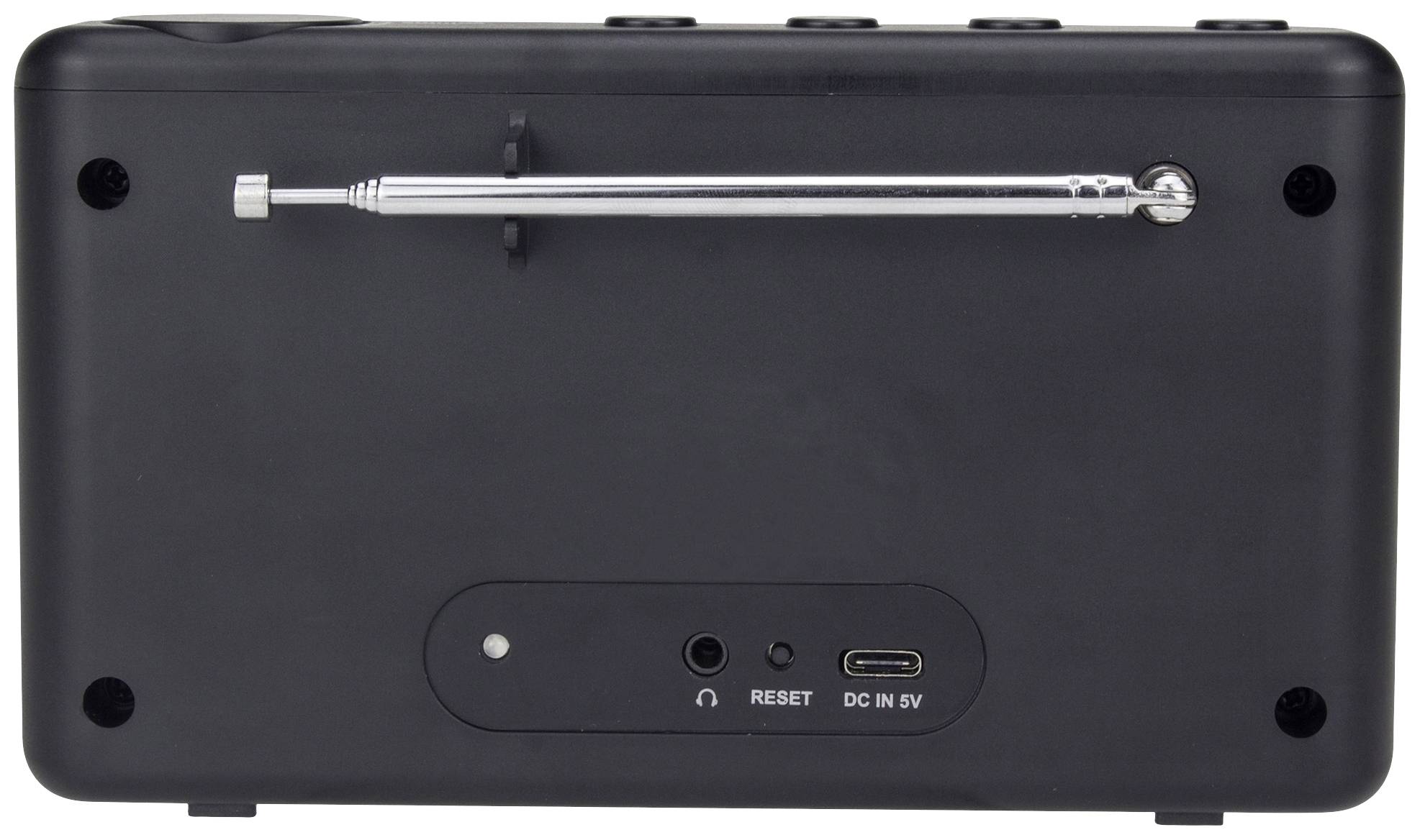 Reflexion TRA23DAB/GR Radio de table DAB+, DAB, FM DAB+, FM rechargeable anthracite, gris