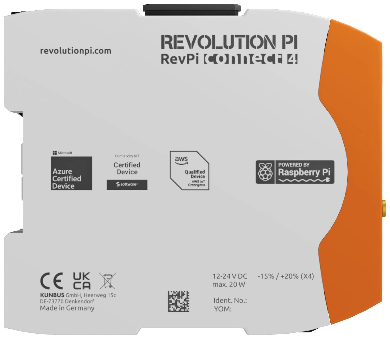 Revolution Pi by Kunbus RevolutionPi Connect 4 PR100377 API - Module d'extension
