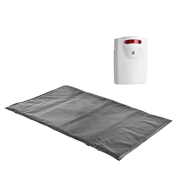 PENTATECH Tapis de contact avec alarme sans fil TMF01 noir 95 dB 33621