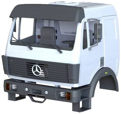 WEDICO-models 2500-W MB SK weiß Cabine de conduite 1 pc(s)