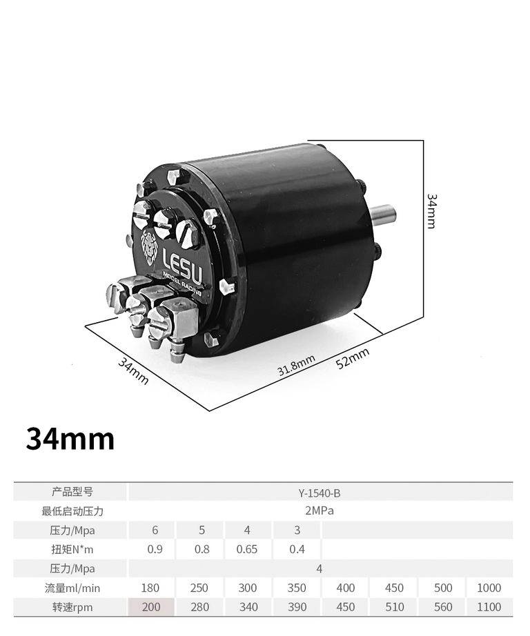 Thicon Models 56072 Moteur hydraulique 1 pc(s)