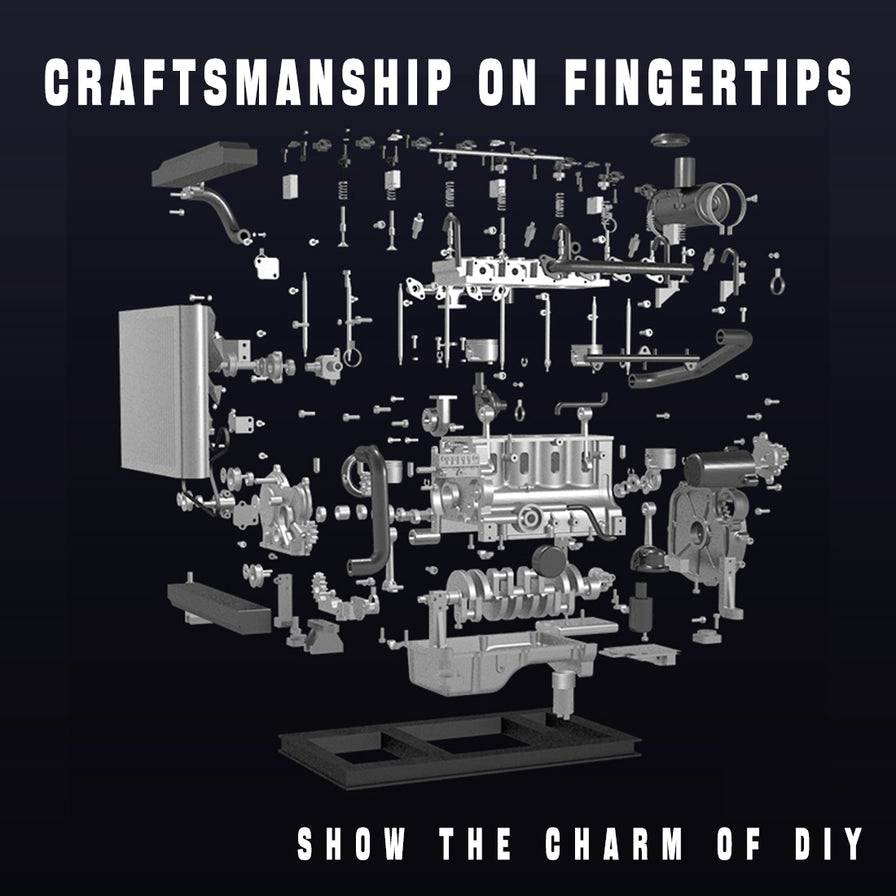 Thicon Models Diesel-Motor 4-Zylinder 21016 Kit à assembler