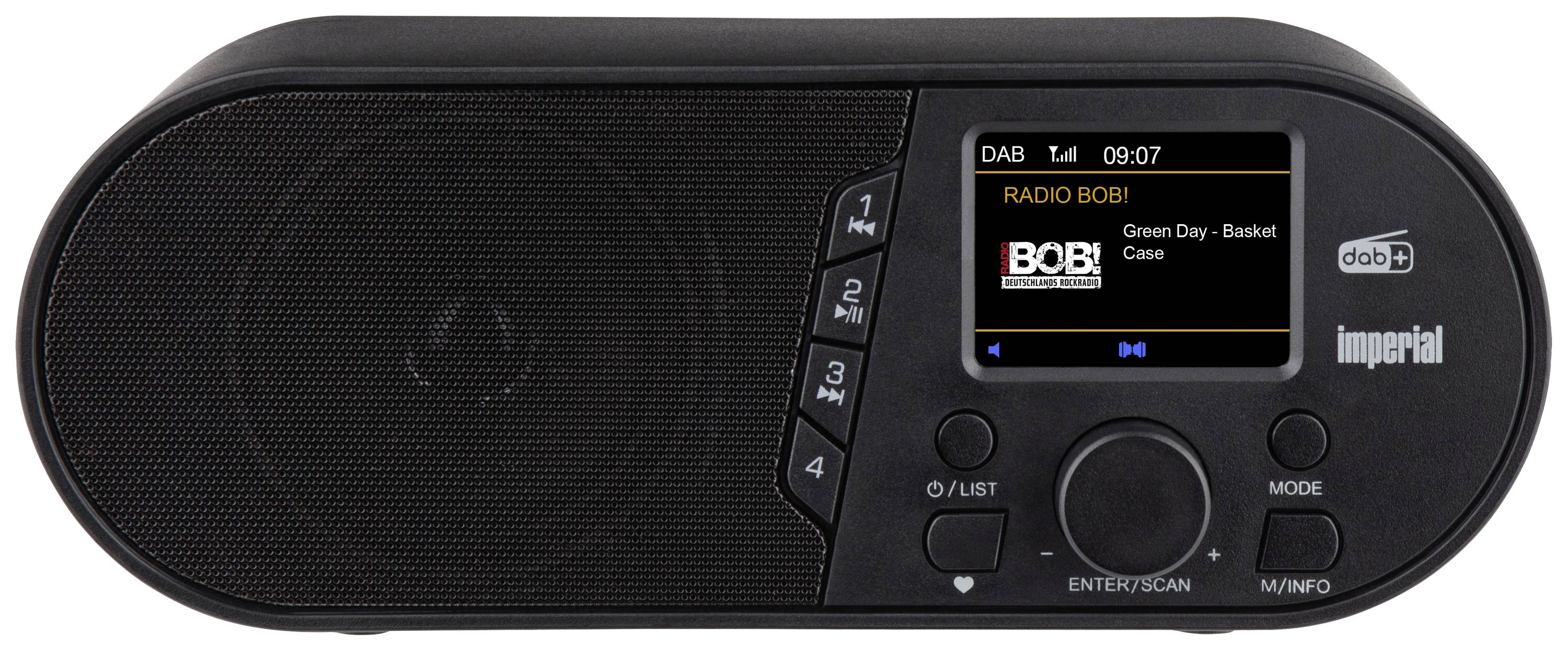 Imperial DABMAN d105 Radio de table DAB+, FM, FM noir