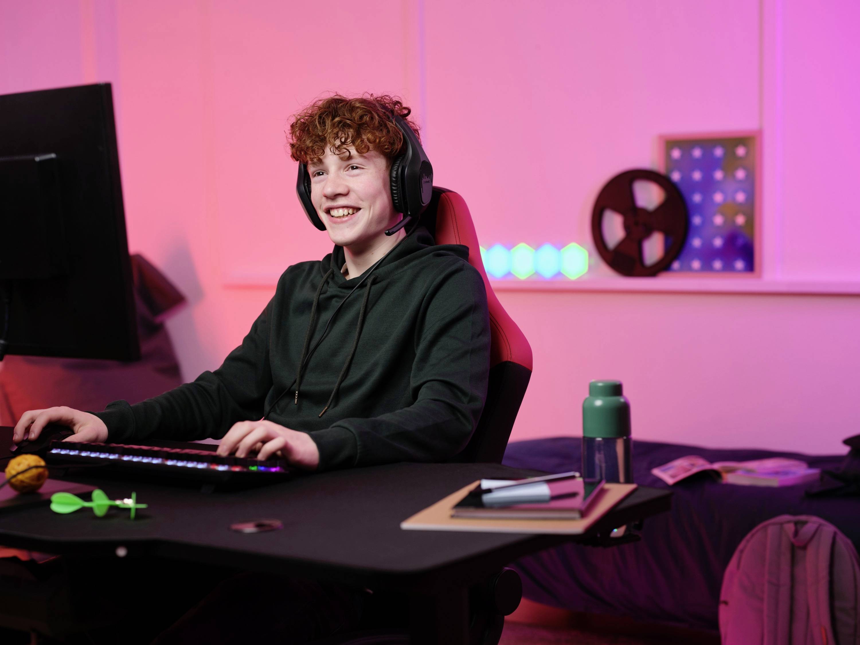 Trust GXT415 ZIROX Micro-casque supra-auriculaire filaire Stereo noir Gaming