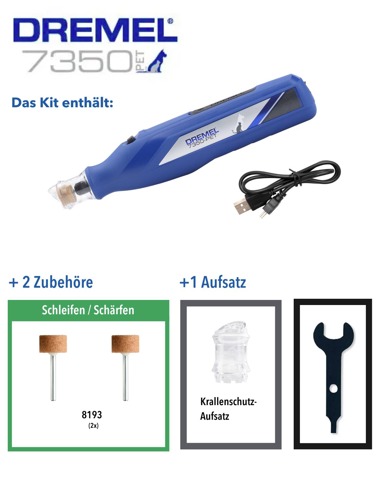 Dremel 7350-PET Lime à griffes 1 pc(s)