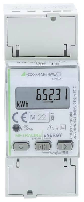 Gossen Metrawatt U282C METRALINE ENERGY Compteur d'énergie monophasé numérique conformité MID: oui 1 pc(s)