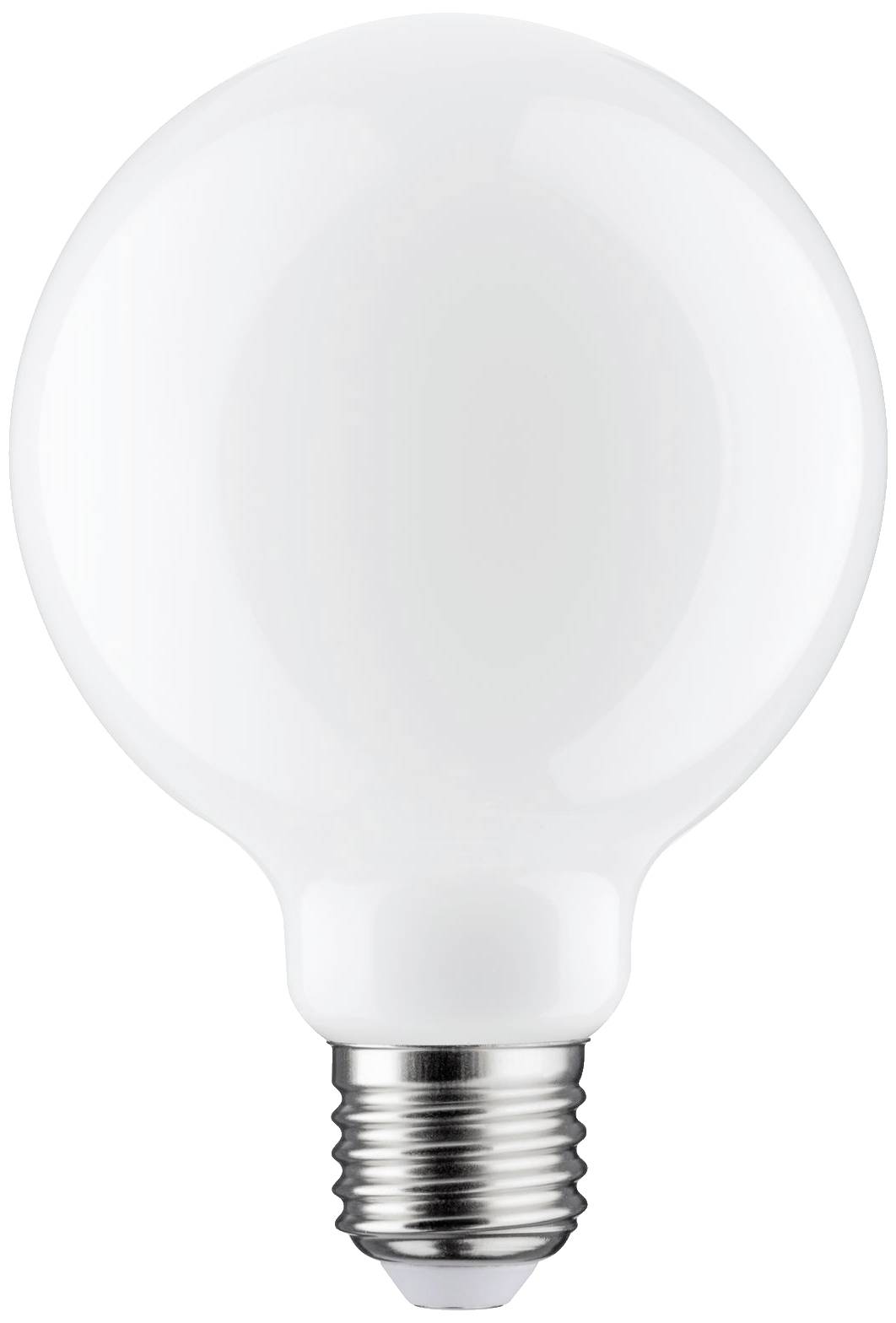 Une ampoule blanche à vis, placée devant un fond blanc. Idéale pour illustrer un concept d'éclairage.