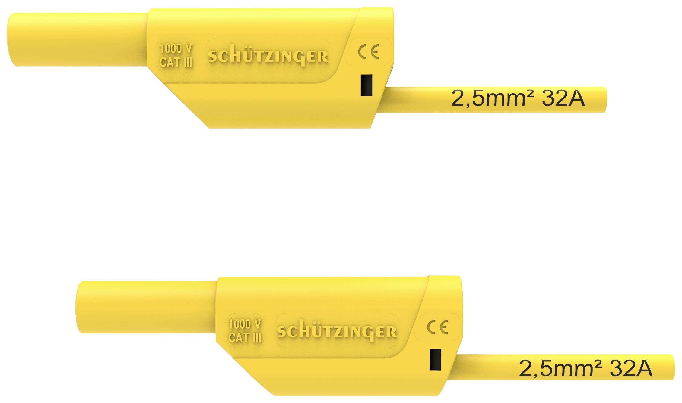 Schützinger Cordon de mesure de sécurité 150 cm jaune 1 pc(s)