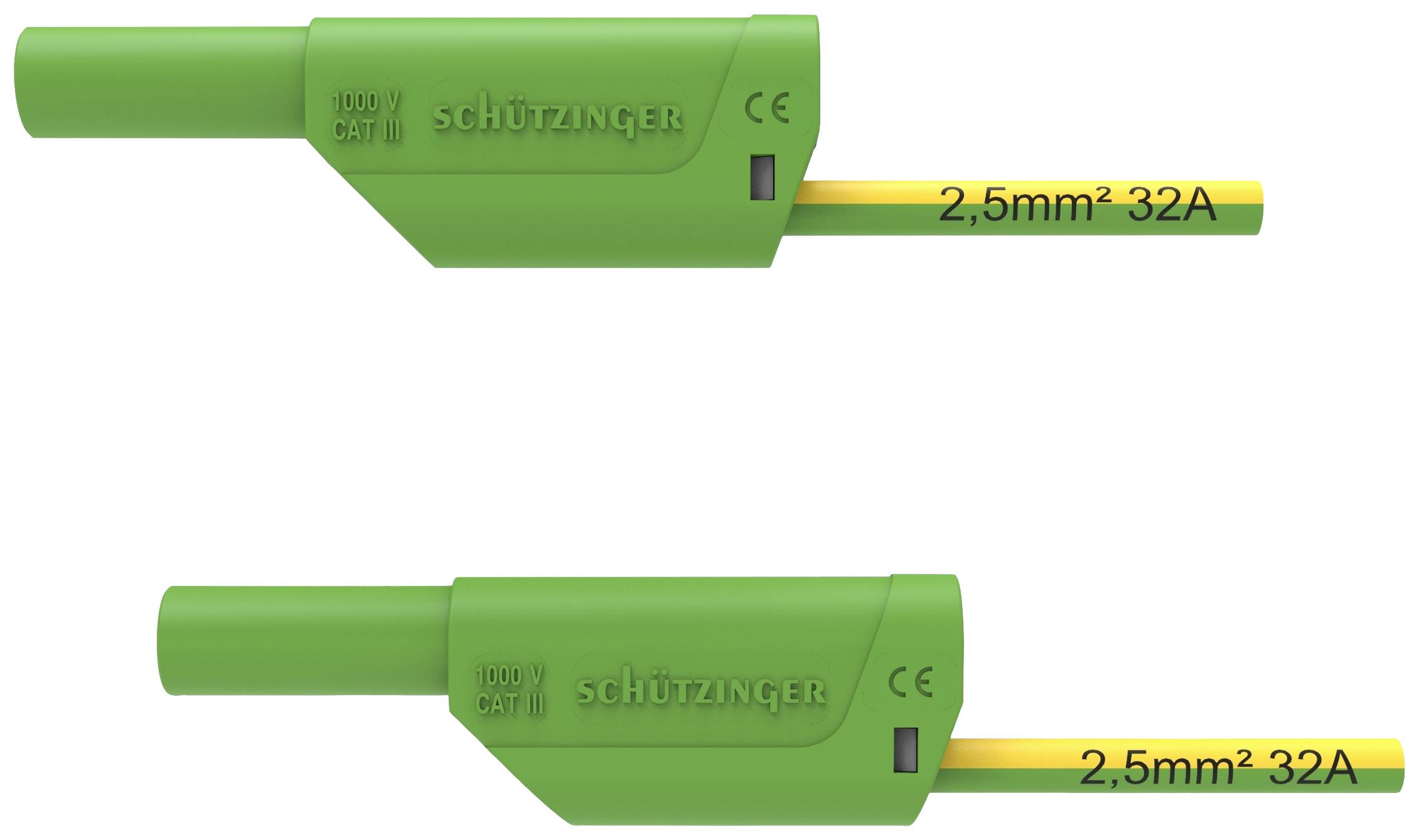 Schützinger Cordon de mesure de sécurité 200 cm vert-jaune 1 pc(s)