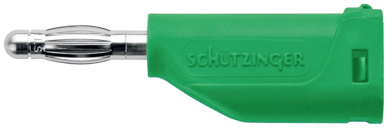 Schützinger Fiche à ressort Ø de la broche: 4 mm vert