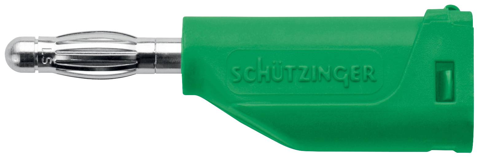 Schützinger Fiche à ressort Ø de la broche: 4 mm vert