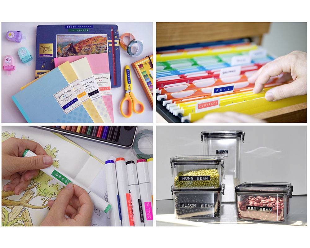 G&G GG-B90 Etiqueteuse/titreuse à bande de gaufrage 9 mm