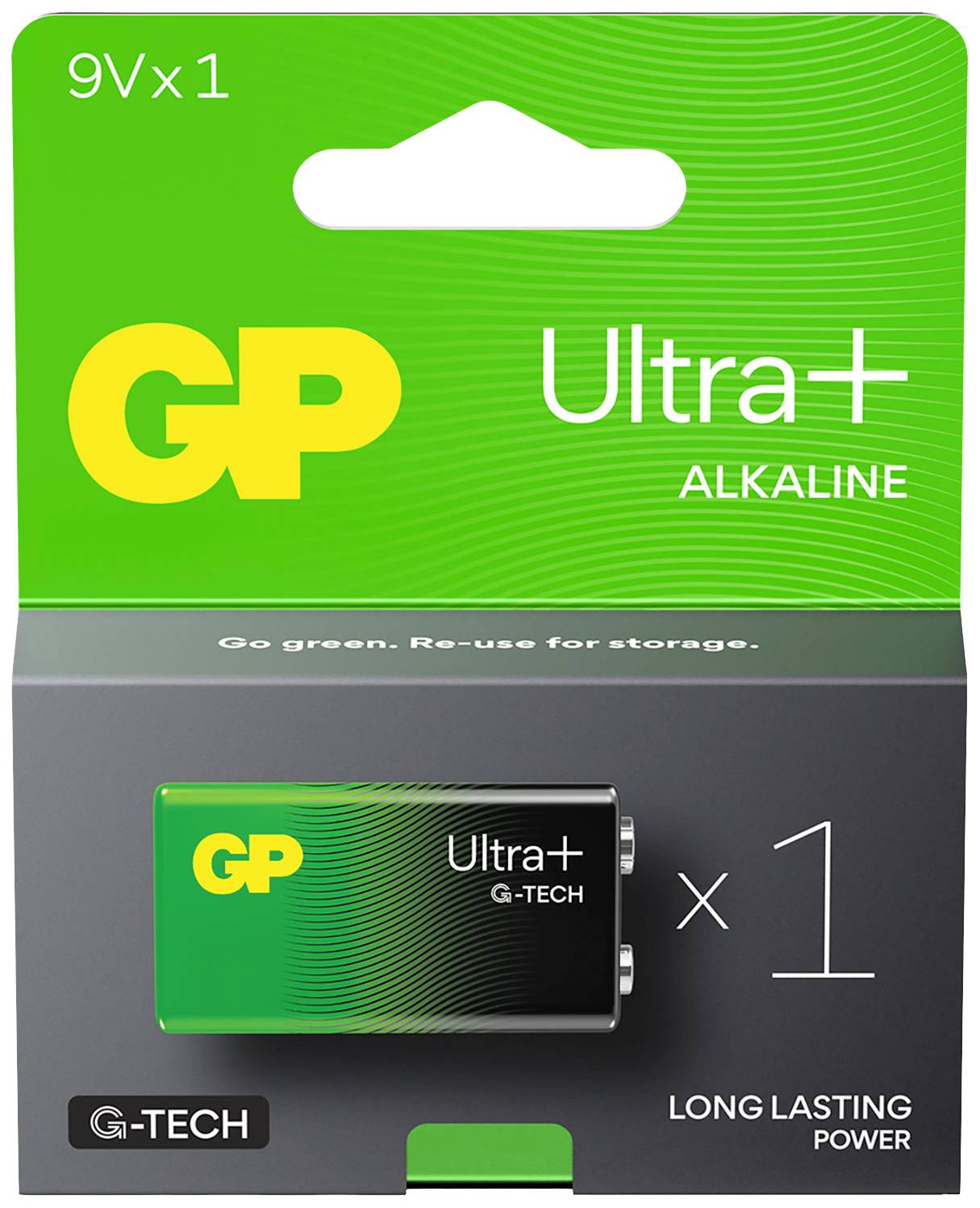 GP Ultra Plus Pile 6LR61 (9V) alcaline(s) 9 V 1 pc(s)