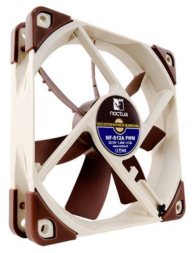 Noctua NF-S12A PWM Ventilateur pour PC beige, marron (l x H x P) 120 x 120 x 25 mm