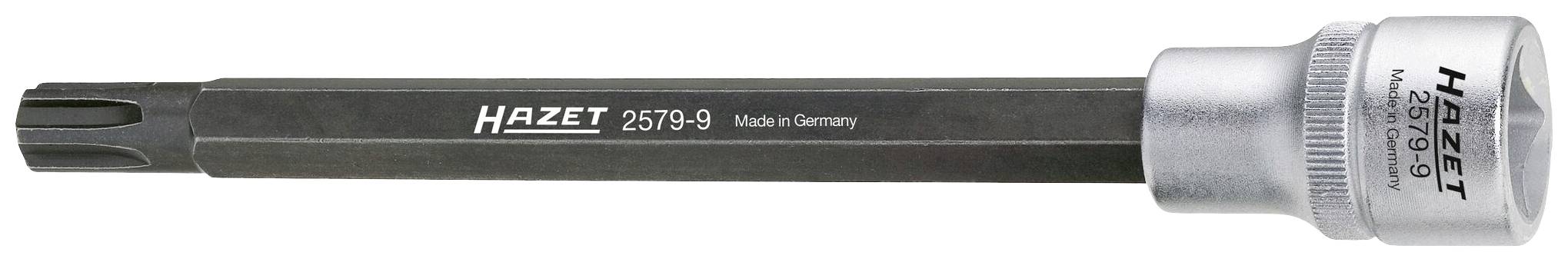 Clé de langue à profil en T de HAZET, numéro de modèle 2579-9, fabriquée en Allemagne, à utiliser avec une clé dynamométrique.