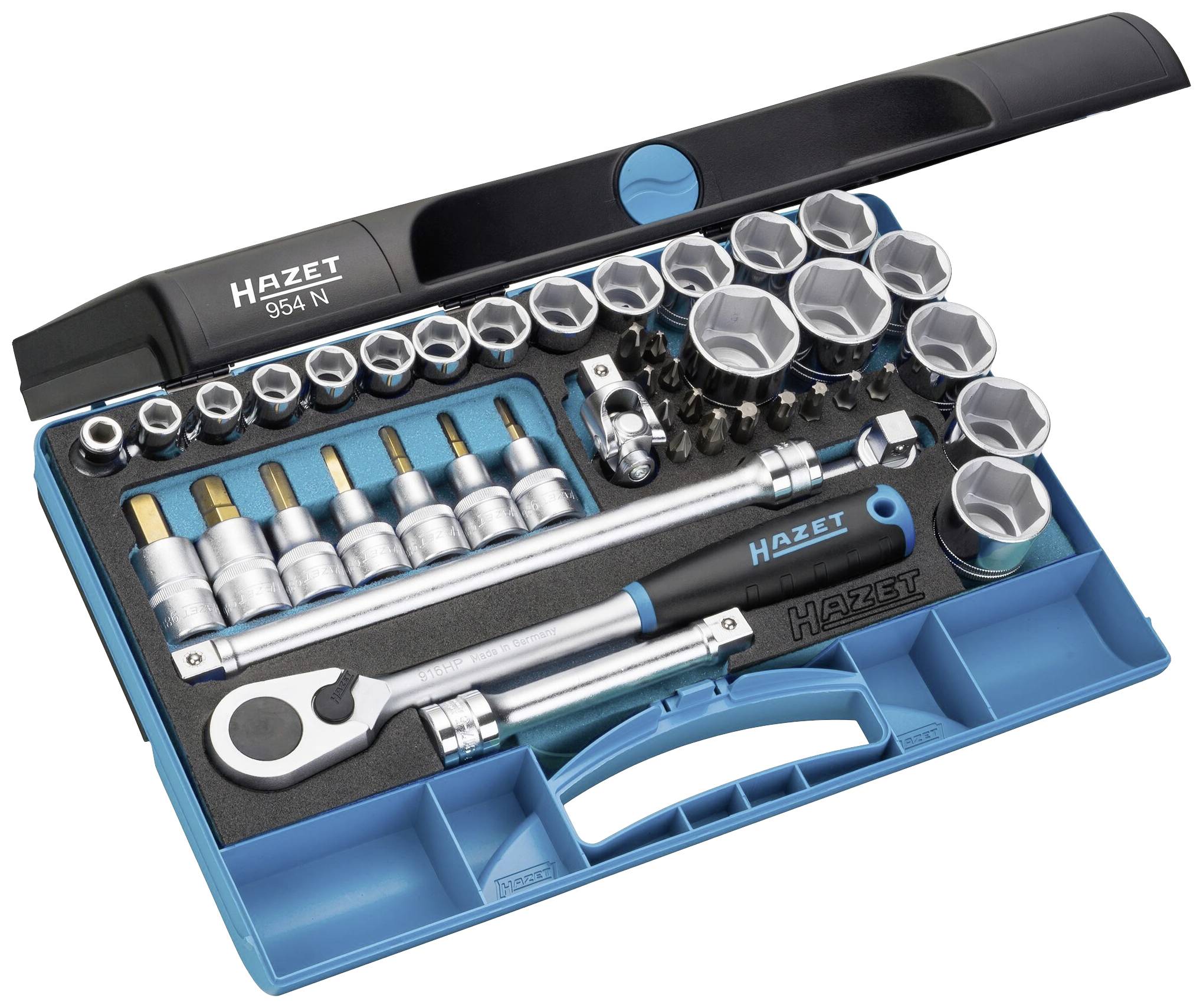 Hazet Jeu de clés à douille 1/2" (12.5 mm) 44 pièces 954N