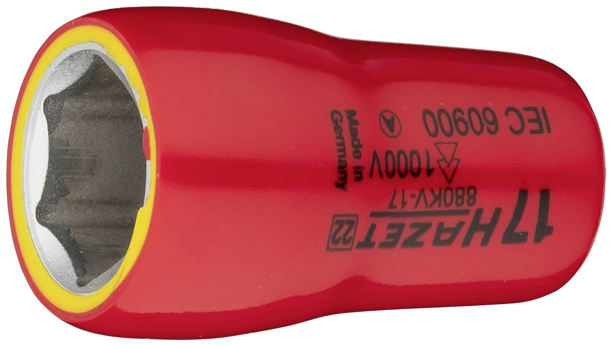 Hazet 880KV-17 6 pans extérieurs Douille 17 mm 1 pièce carré, 3/8" (10 mm)