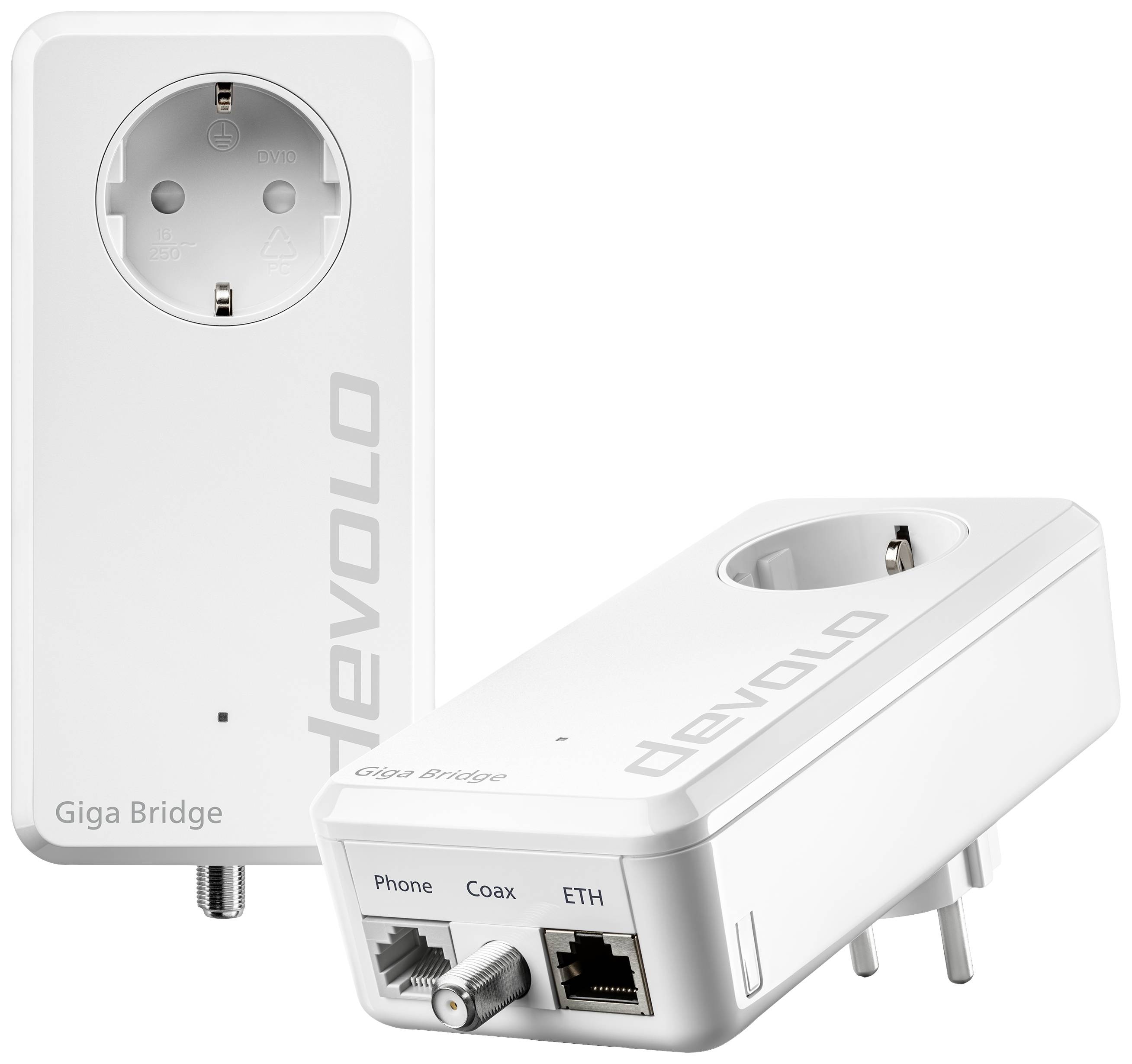 Devolo Giga Bridge Coax Adaptateur réseau 8860 EU IP-Bridge, fibre de verre 1000 MBit/s