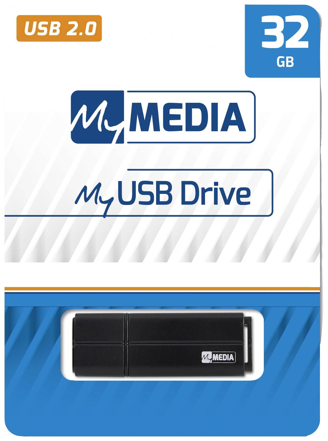 MyMEDIA My USB 2.0 Drive 32GB Clé USB 32 GB noir 69262 USB 2.0