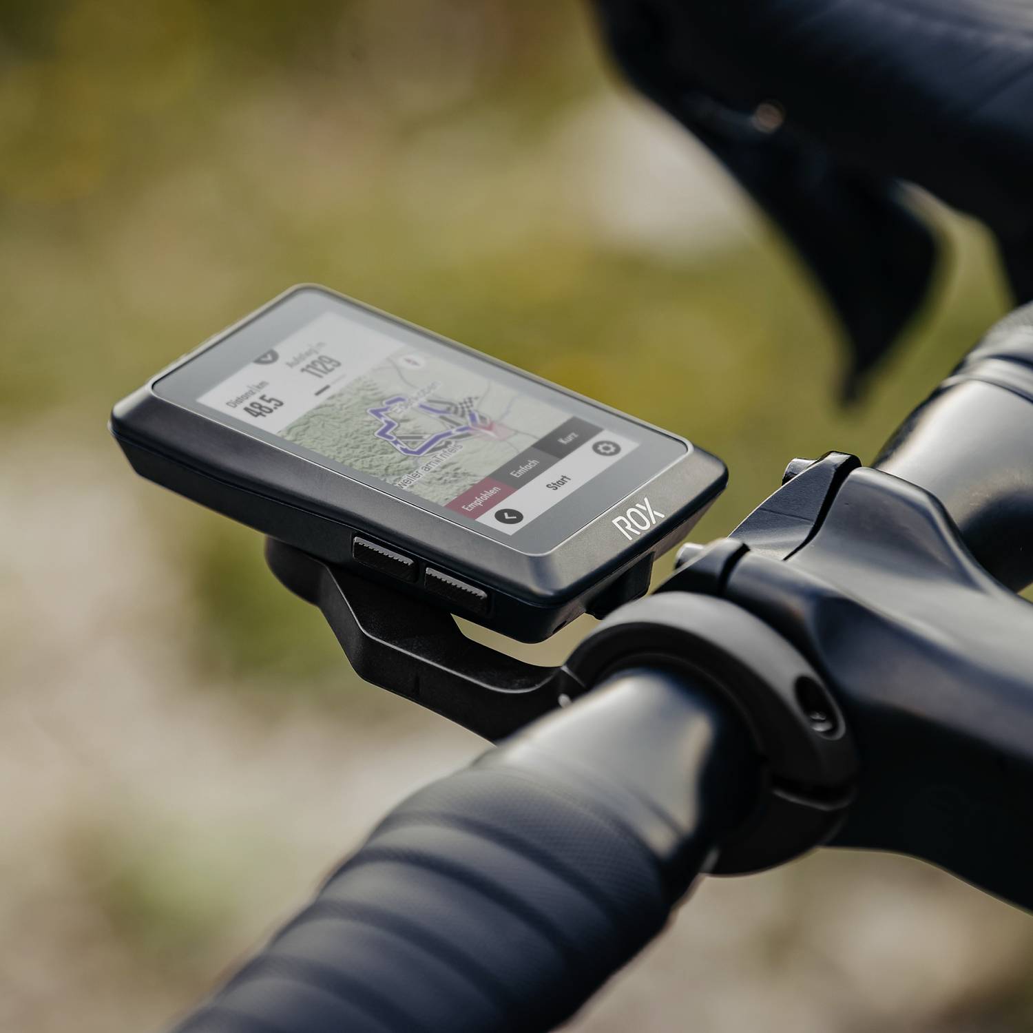Sigma ROX 12.1 EVO Sensor Set - Night Grey GPS de vélo vélo Europe Bluetooth®, GPS, GLONASS