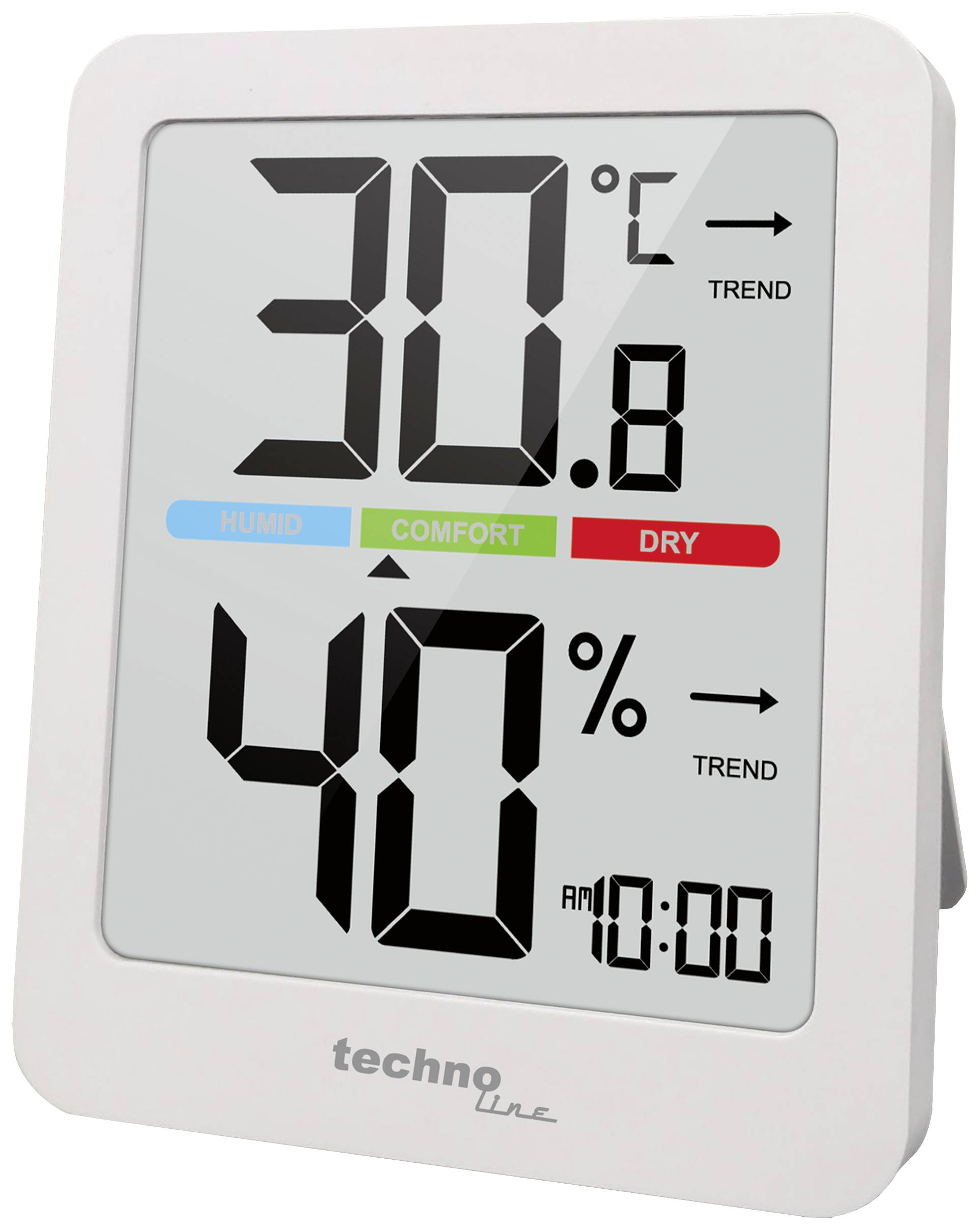 Techno Line Thermo-hygromètre blanc WS9456