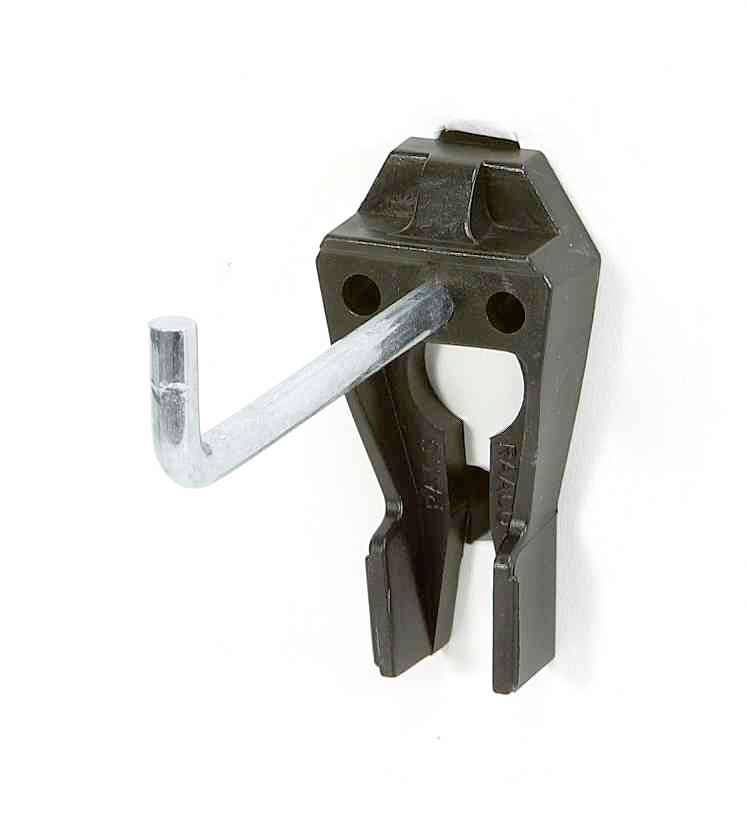 raaco 110761 Crochet à outils clip 3-50 mm crochet coudé (L x l x H) 27 x 71 x 60 mm 5 pc(s)