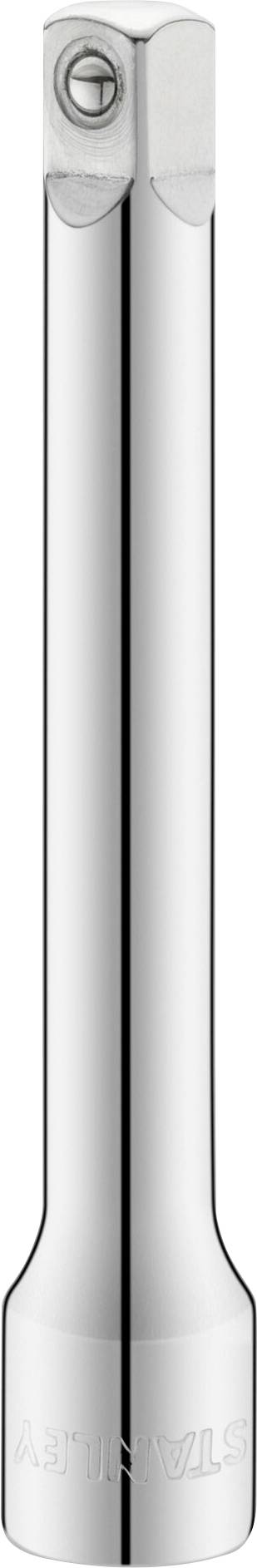 Une rallonge de clé à cliquet en métal argenté avec une surface brillante, le nom de la marque partiellement visible.