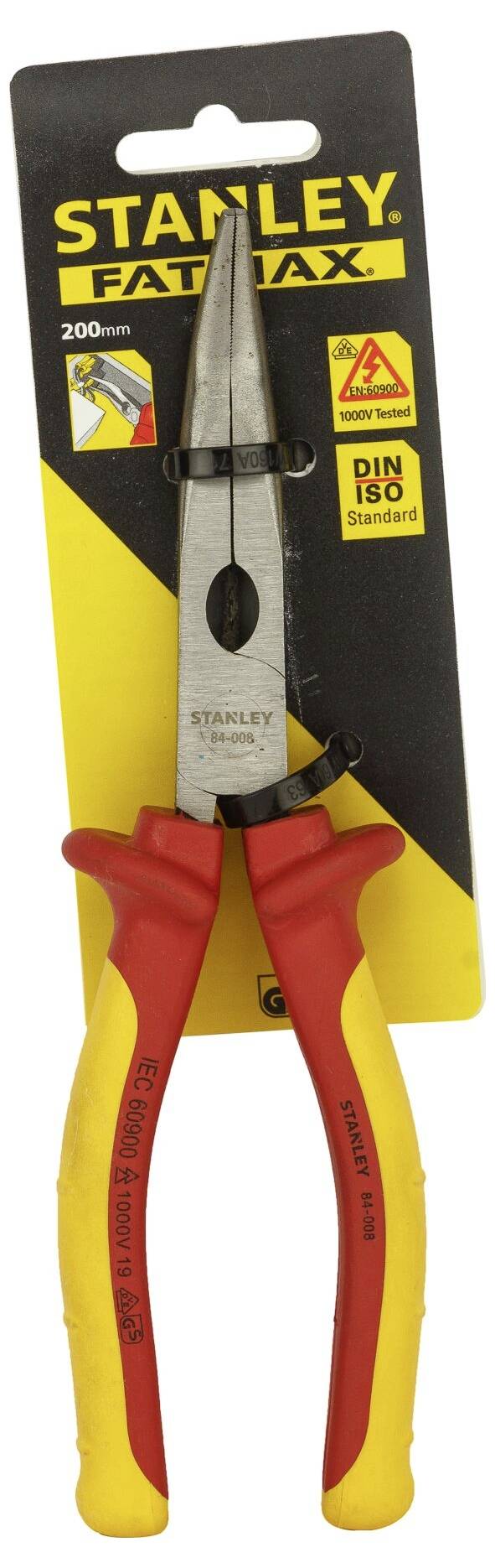 STANLEY 0-84-008 Pince plate à becs ronds