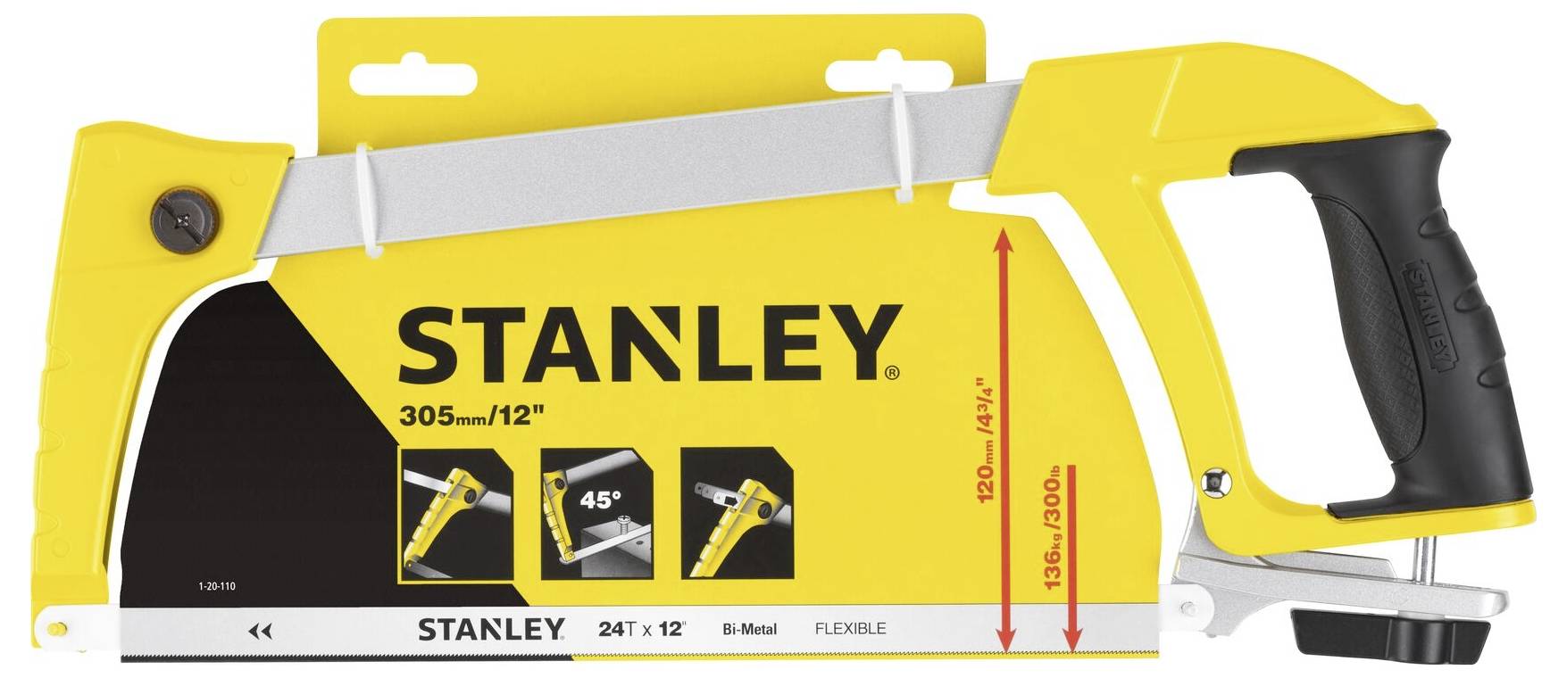 STANLEY 1-20-110 Scie à métaux