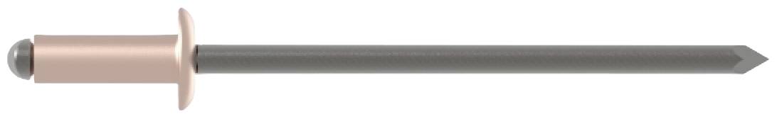 Gesipa 1455279 Rivet aveugle acier cuivre 500 pc(s)