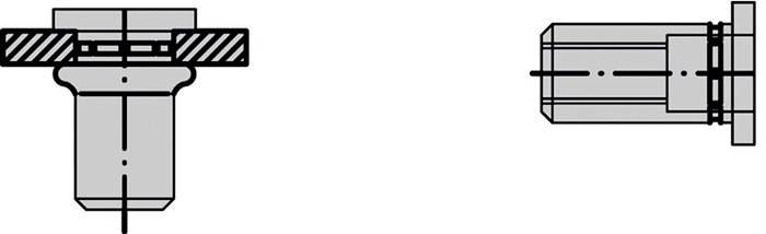 Gesipa 1433792 Écrou à sertir en aveugle polyvalent M6 250 pc(s)